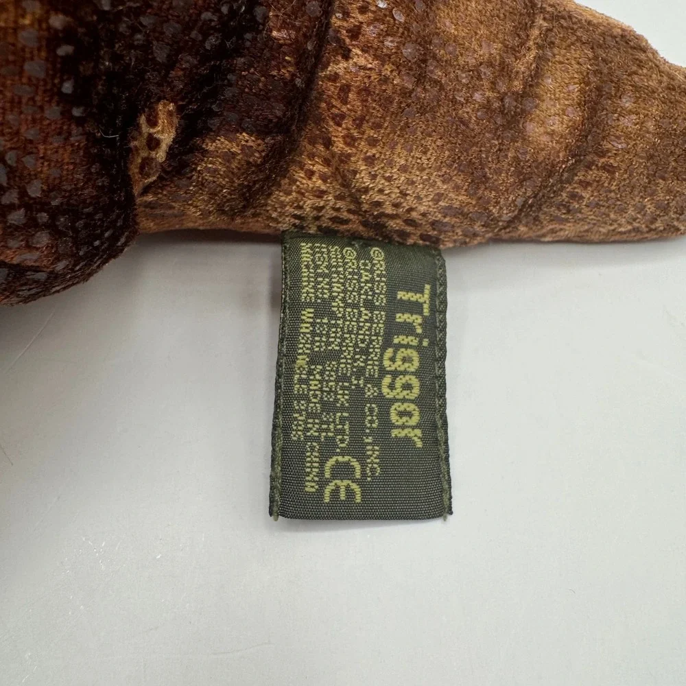 Russ Berrie Triggor Triceratops Plush 1996 Large Brown Scaled Texture Dinosaur